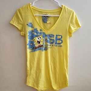 Small‎ Yellow SpongeBob Graphic Tee